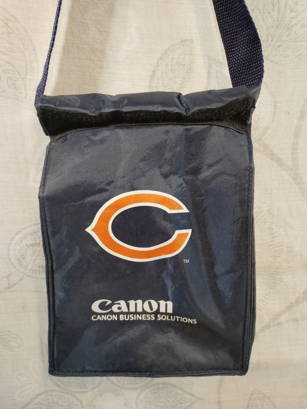 Canon Chicago Bears Navy Lunch Tote Bag with Orange Accent